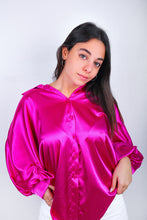 Load image into Gallery viewer, Sheer Satin Shirt
