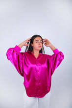 Load image into Gallery viewer, Sheer Satin Shirt
