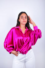 Load image into Gallery viewer, Sheer Satin Shirt
