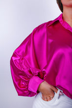 Load image into Gallery viewer, Sheer Satin Shirt
