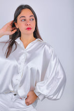 Load image into Gallery viewer, Sheer Satin Shirt
