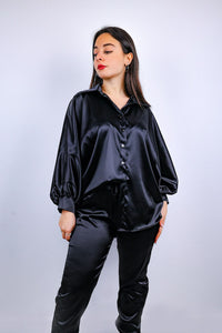 Sheer Satin Shirt