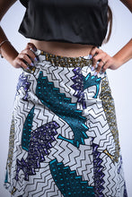 Load image into Gallery viewer, Ankara Geometric Graphic Skirt
