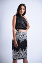 Load image into Gallery viewer, Ankara &quot;Clam&quot; Shell Print Skirt
